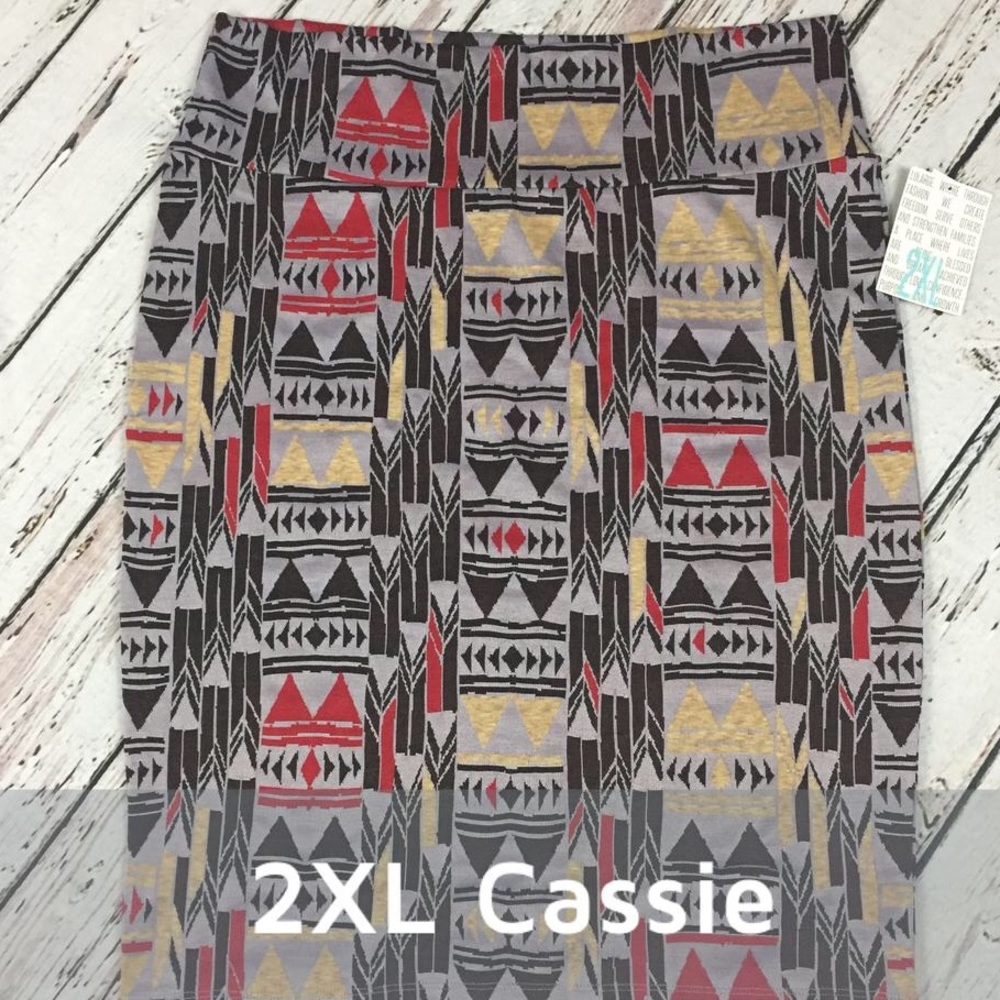 LuLaRoe Cassie skirt 2XL NWT